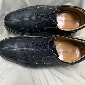 Johnston & Murphy black leather casual. Sz 15W.